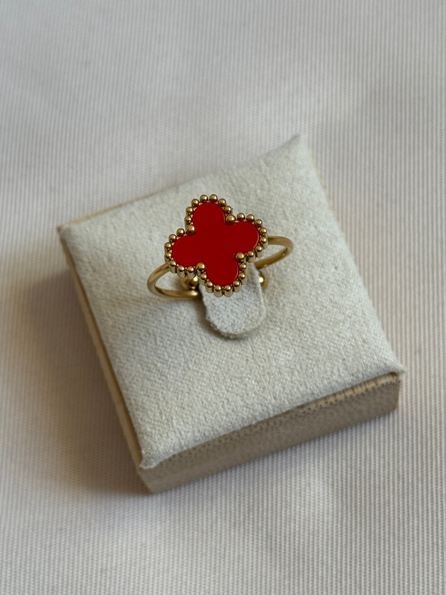 Ring CLASSY CLOVER | RED