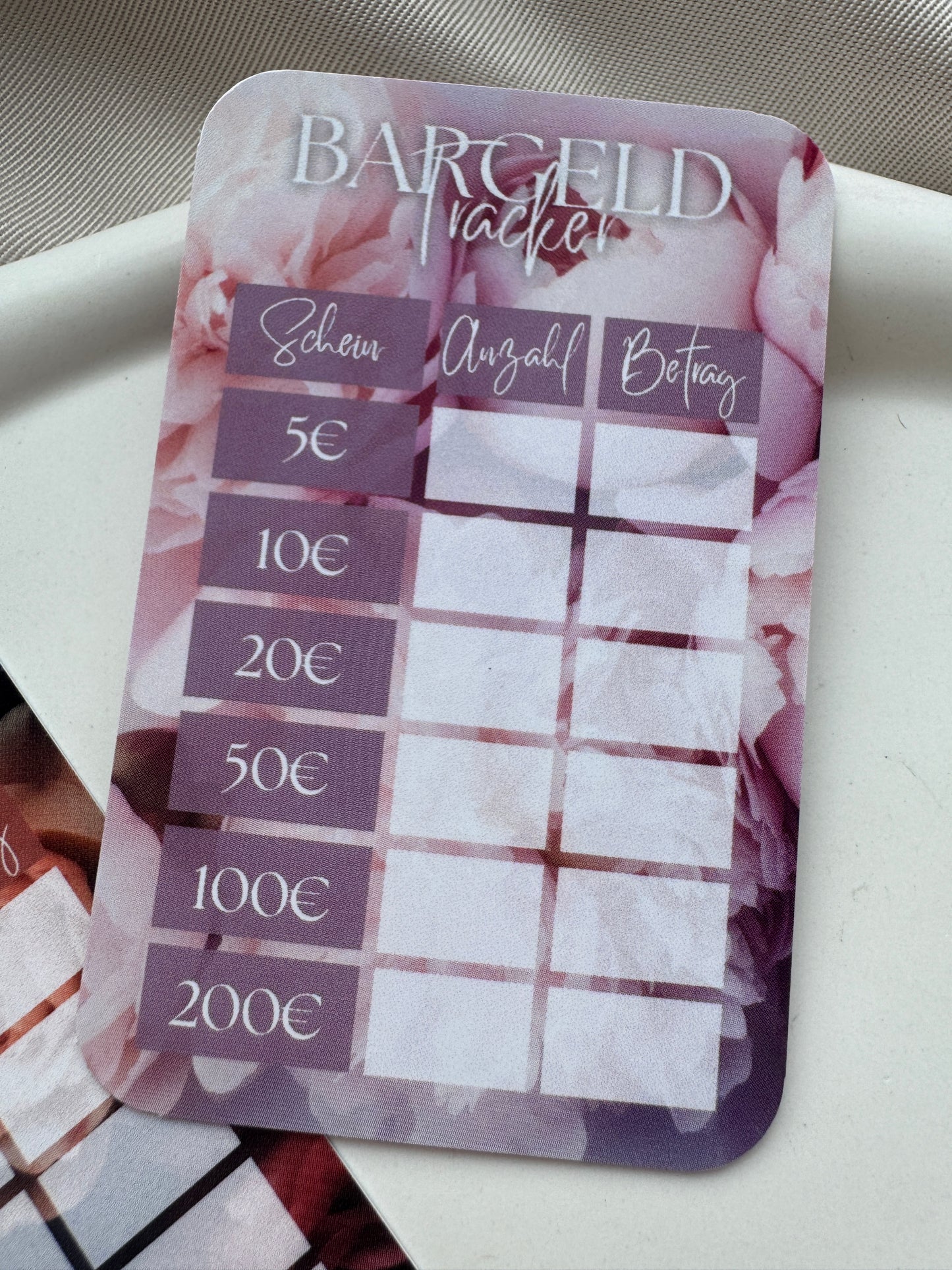 Bargeld Tracker