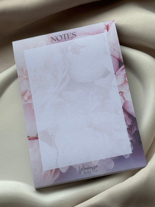DIN A6 Notizblock | PEONY DREAM
