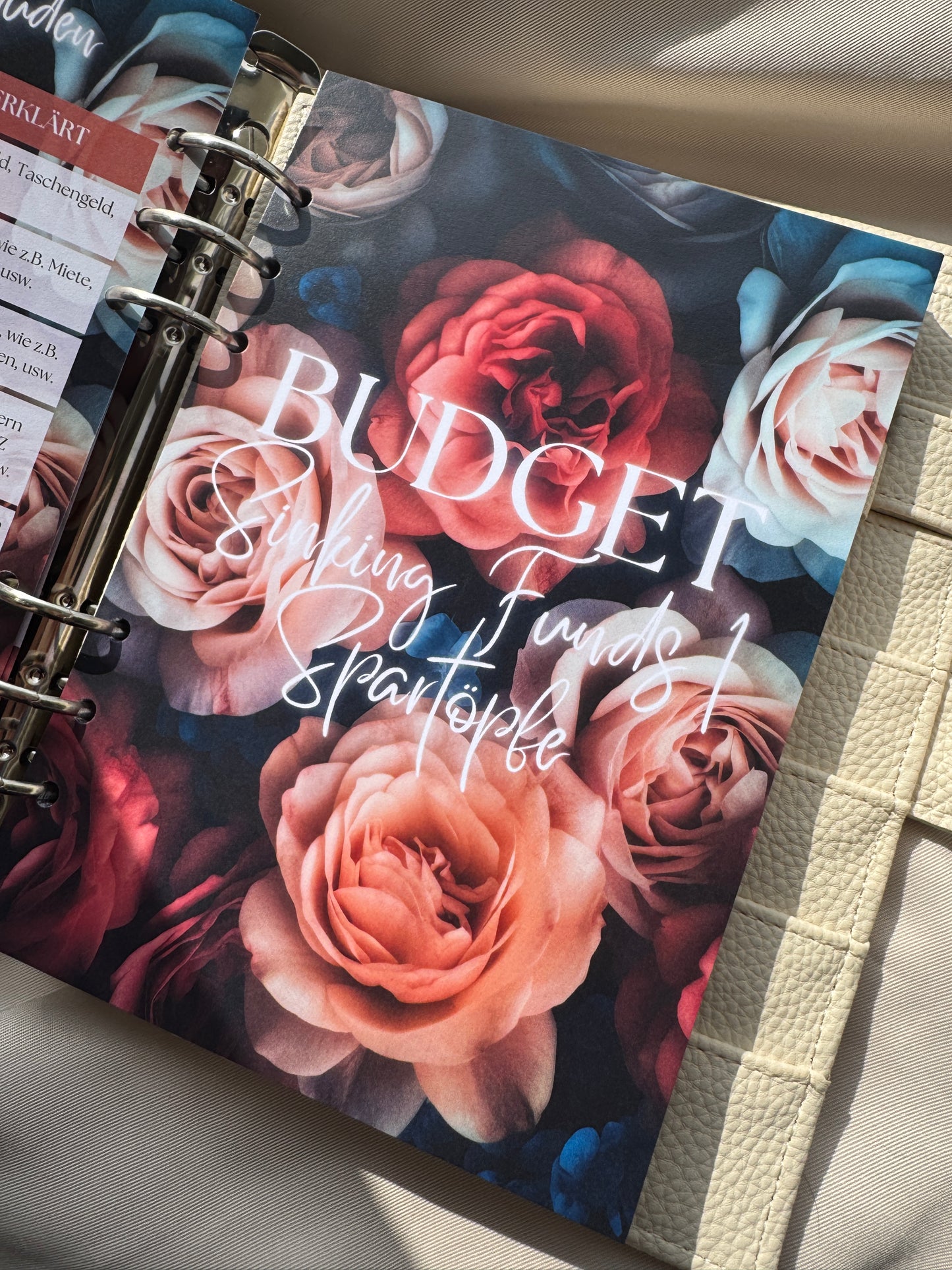 Budget Planer Finanzplaner Einlagen A5 Format | DARK ROSE