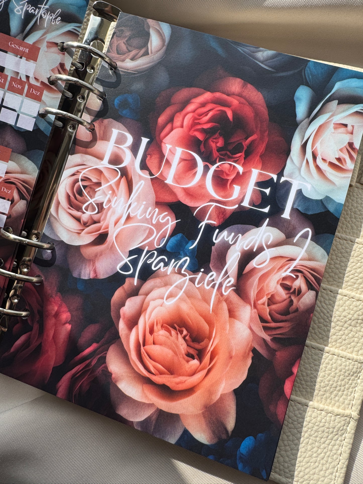 Budget Planer Finanzplaner Einlagen A5 Format | DARK ROSE