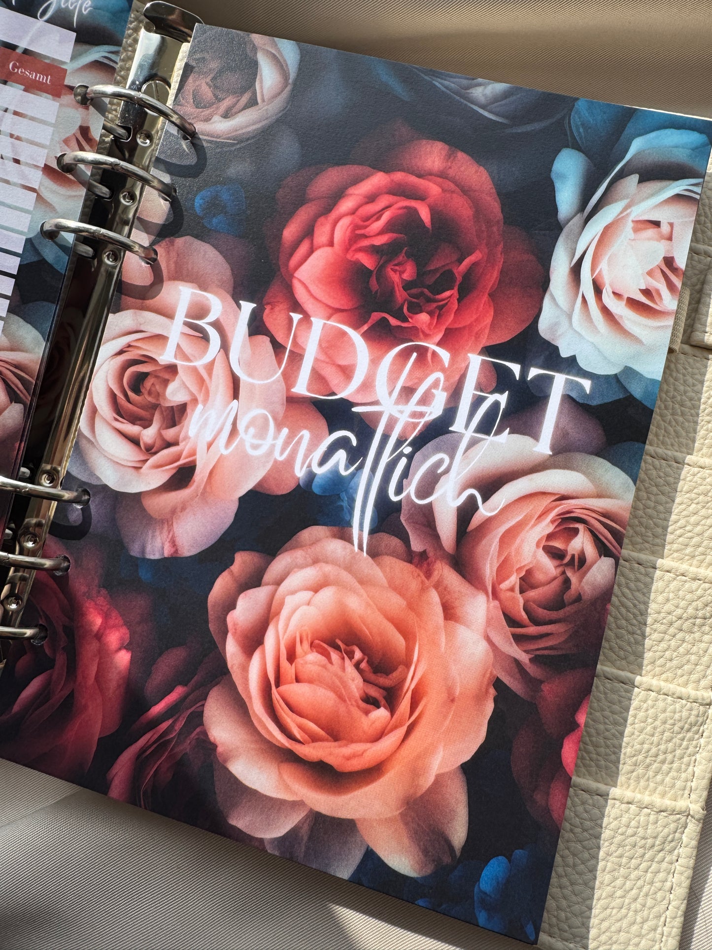 Budget Planer Finanzplaner Einlagen A5 Format | DARK ROSE