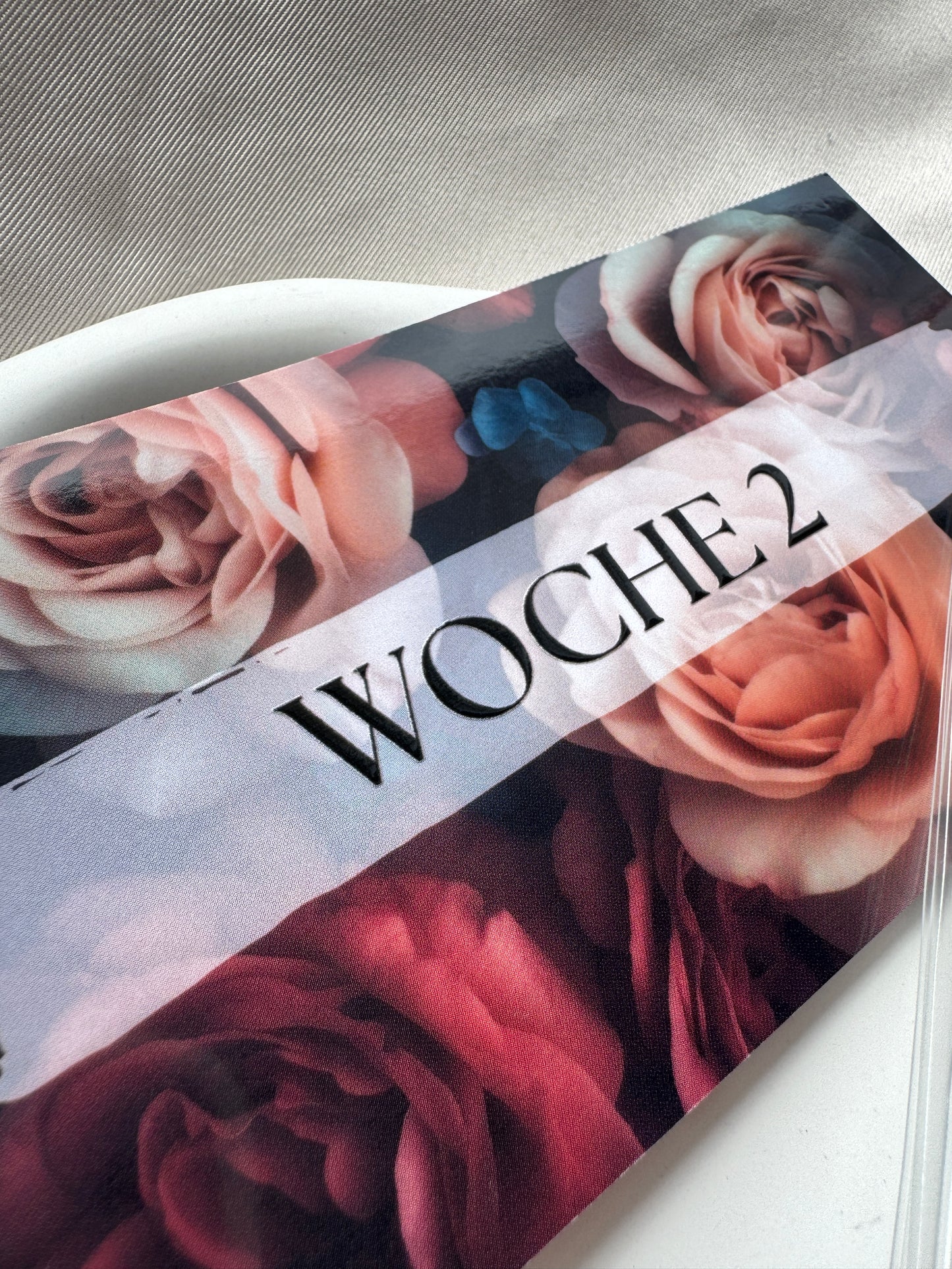A6 Dashboards mit Tracker, foliert und 3D Aufschrift | DARK ROSE