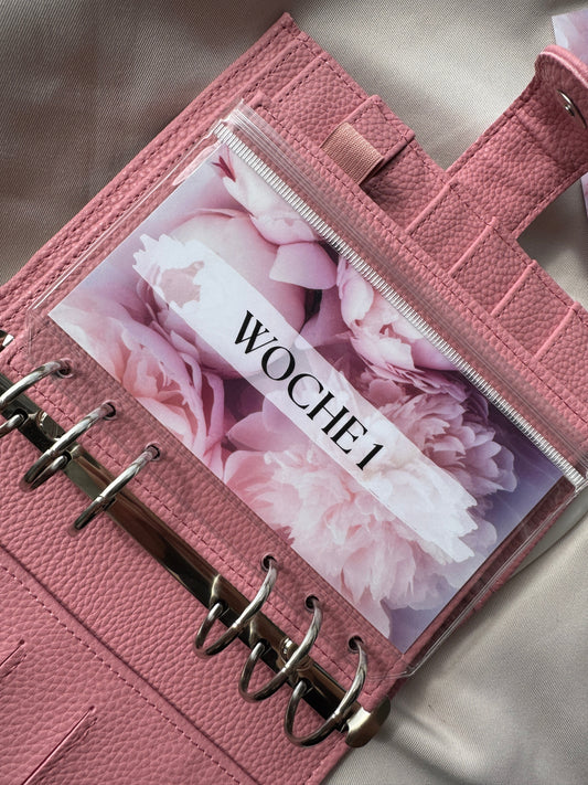 A6 Dashboards mit Tracker, foliert und 3D Aufschrift | PEONY DREAM