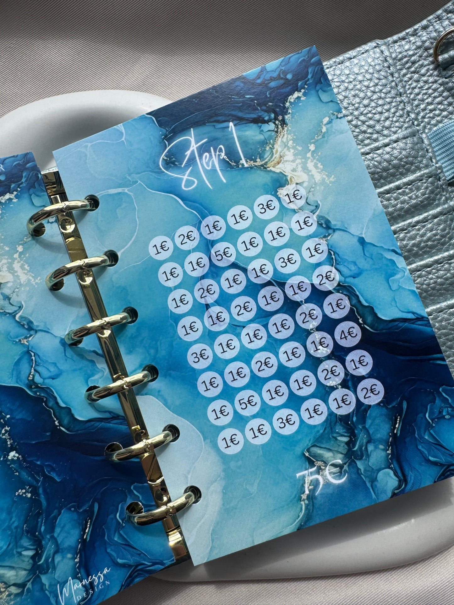 1000 € Mini Sparplan | LUXURY BINDER BUNDLE "OCEAN"