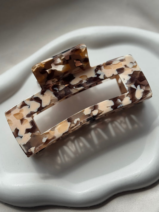 Haarklammer aus Acetat XL | NUDE FUSION