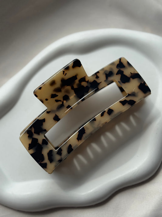 Haarklammer aus Acetat XL | LEO