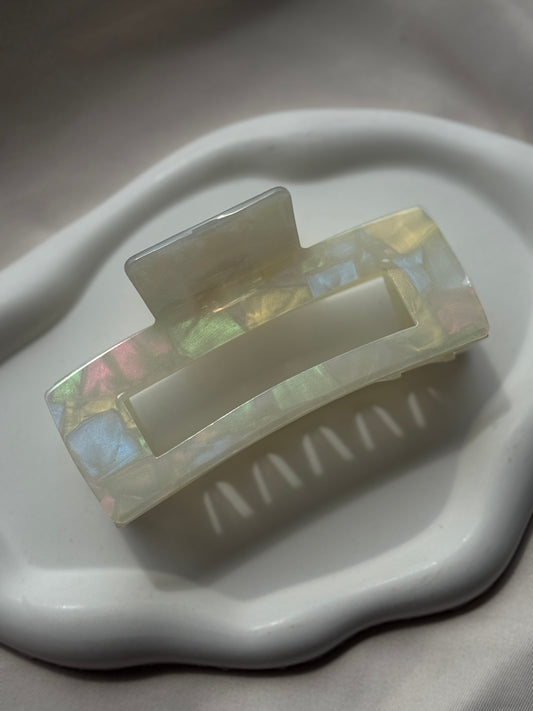 Haarklammer aus Acetat XL | HOLO