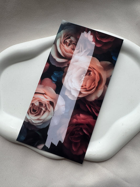 A6 Dashboards mit Tracker foliert & blanko | DARK ROSE