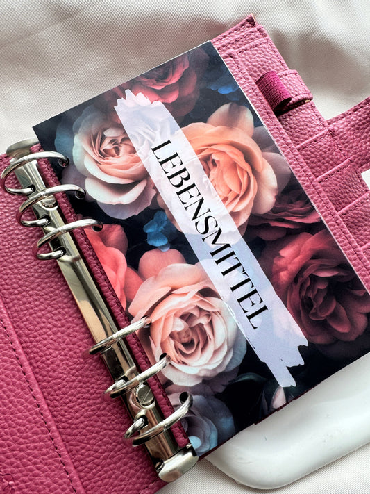 gelochte A6 Dashboards mit Tracker foliert & 3D Aufschrift | DARK ROSE