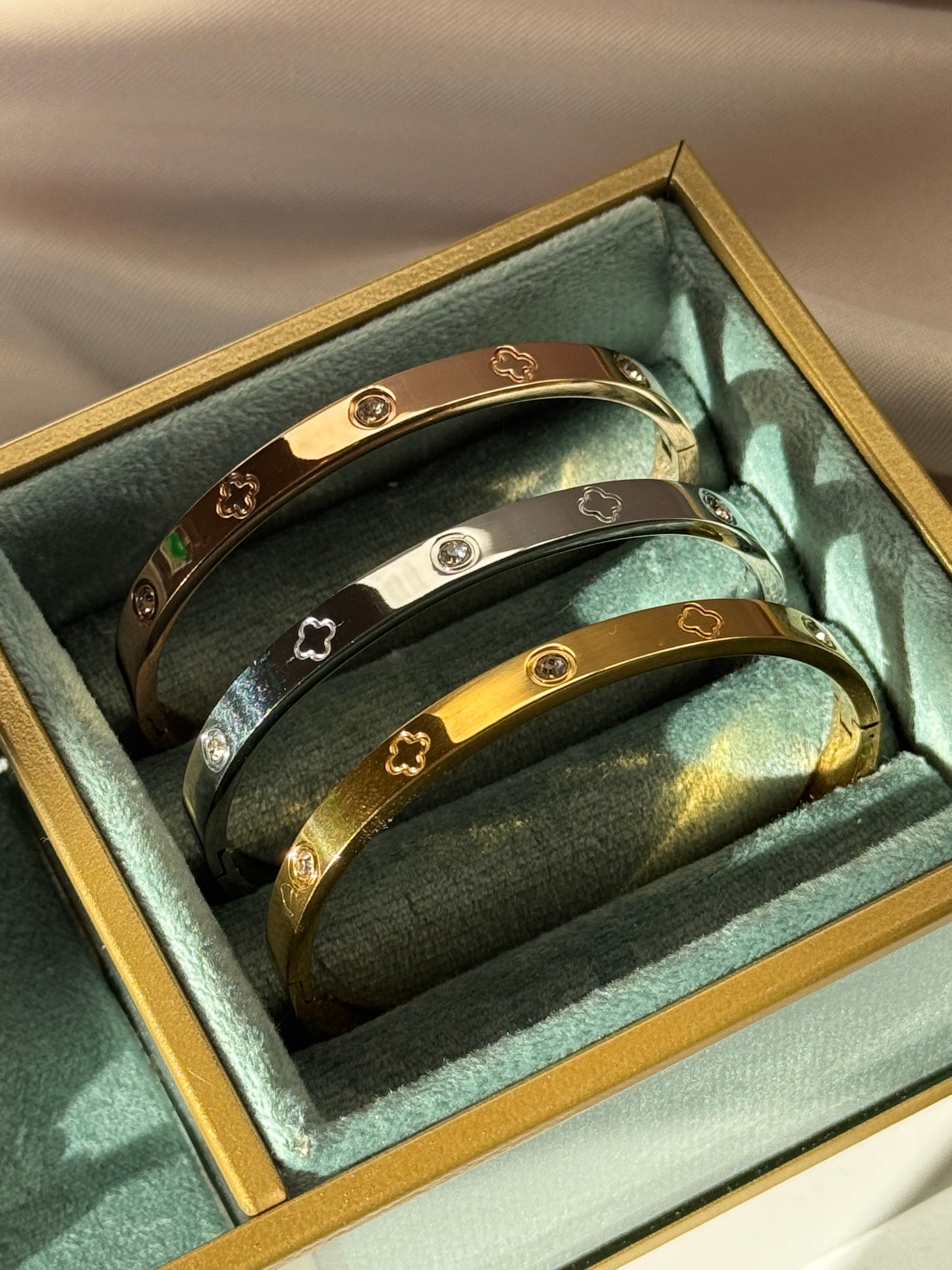 Armreif CLOVER BLING | ROSEGOLD