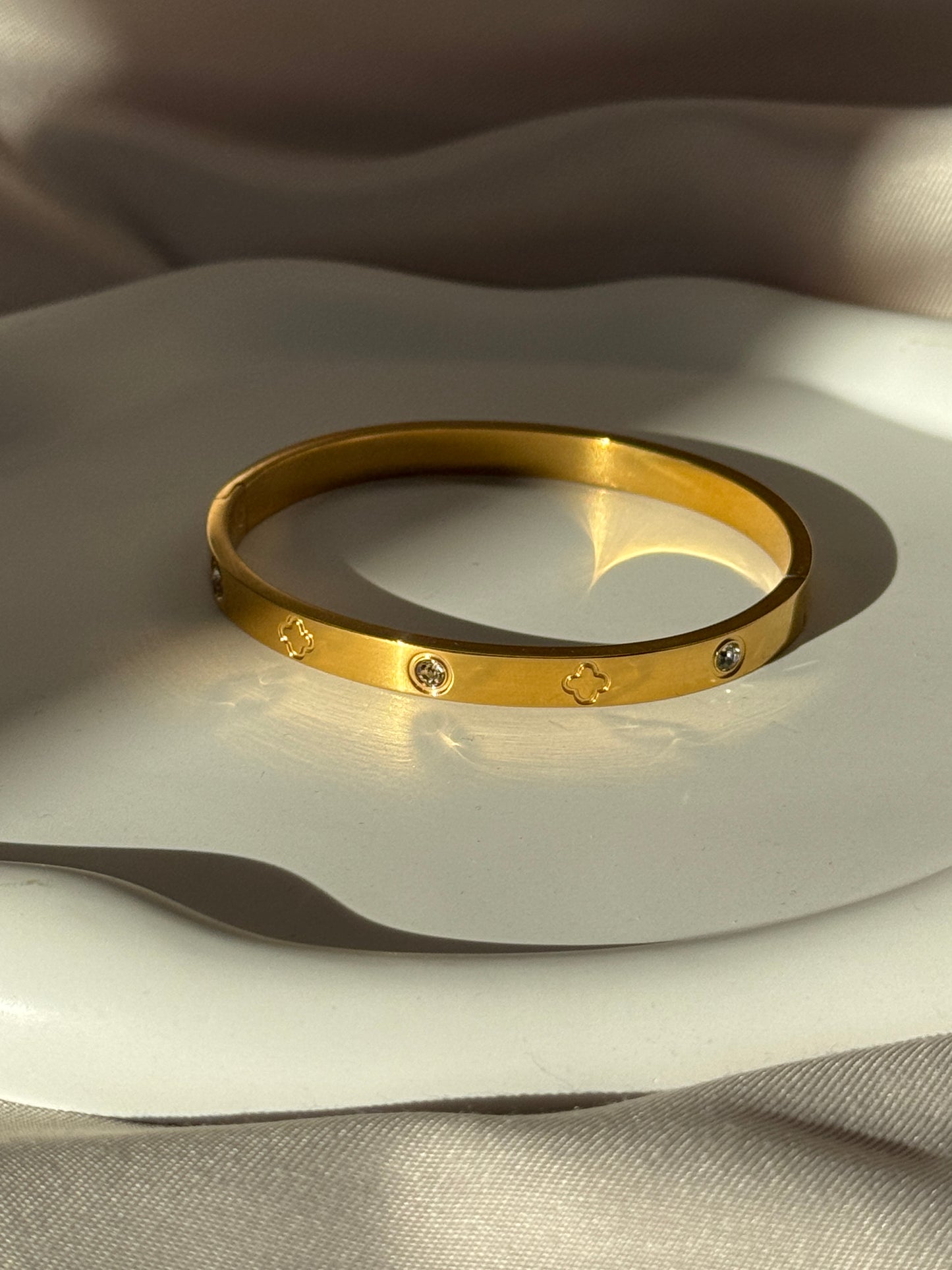 Armreif CLOVER BLING | GOLD