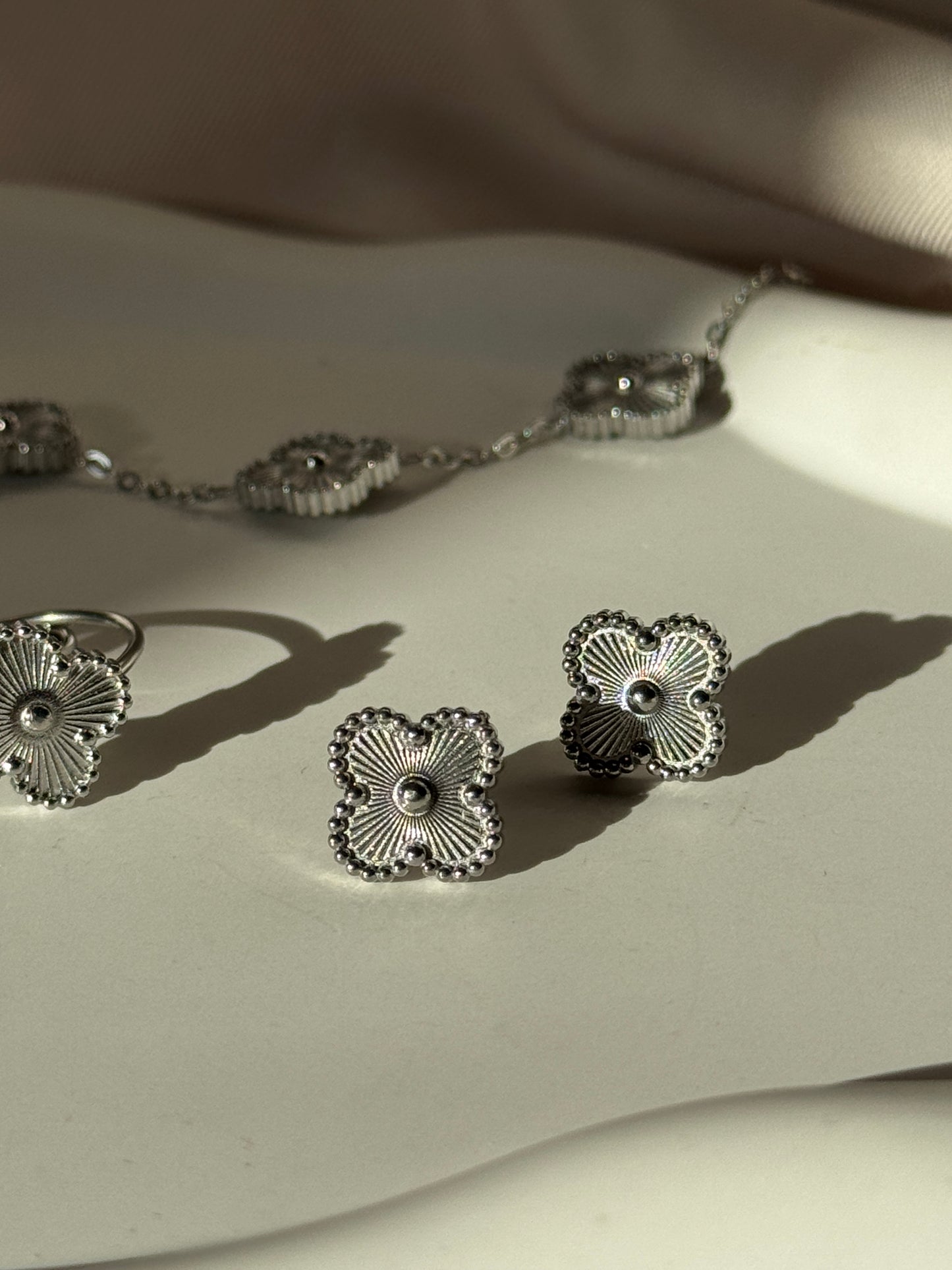 Kette CLASSY CLOVER | SILBER