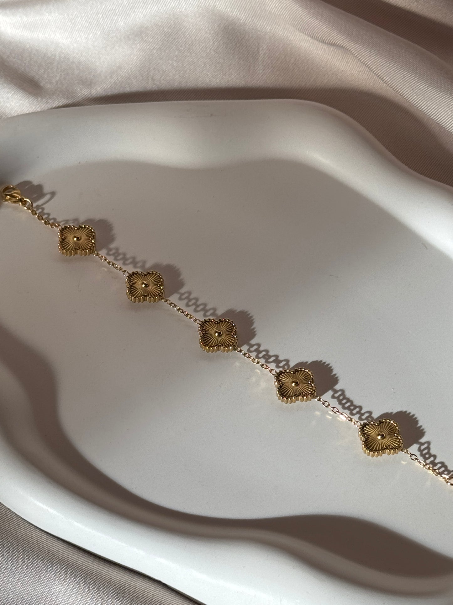 Armband CLASSY CLOVER SMALL | GOLD