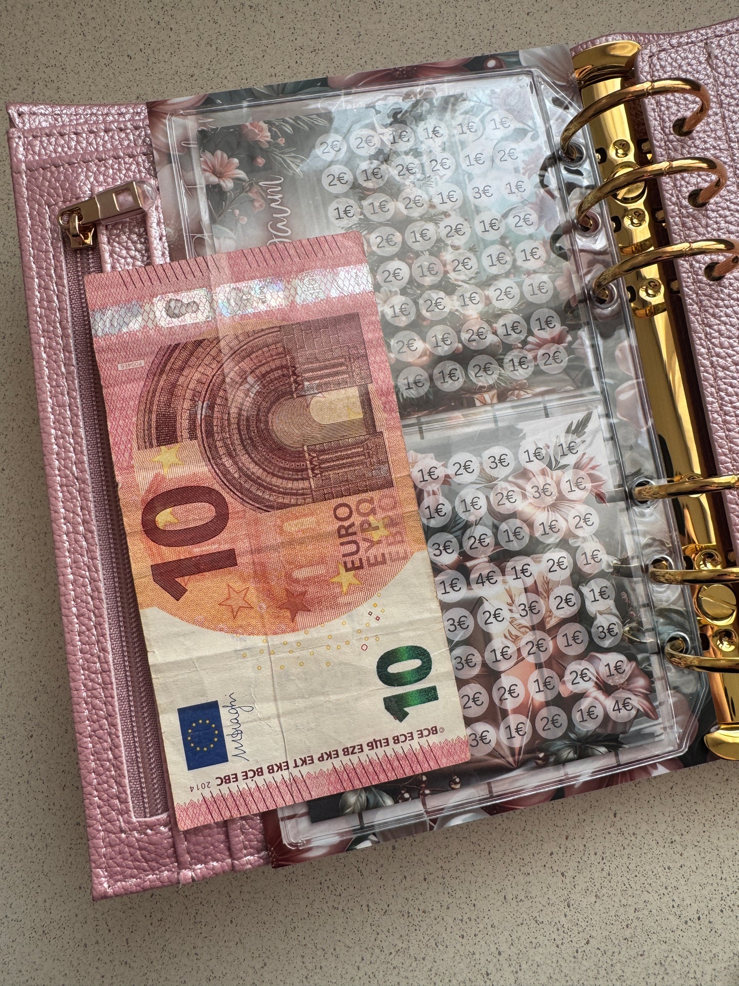 300€ Mini Sparplan | CHRISTMAS | Sparchallenge zum einheften | matt foliert | A6