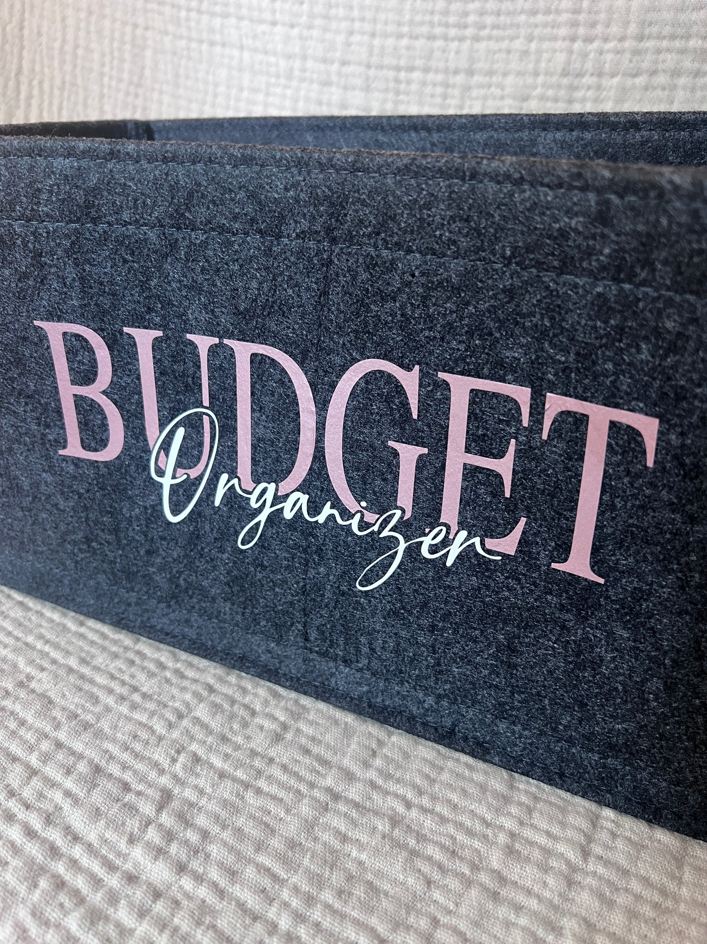 Budget Organizer aus Filz