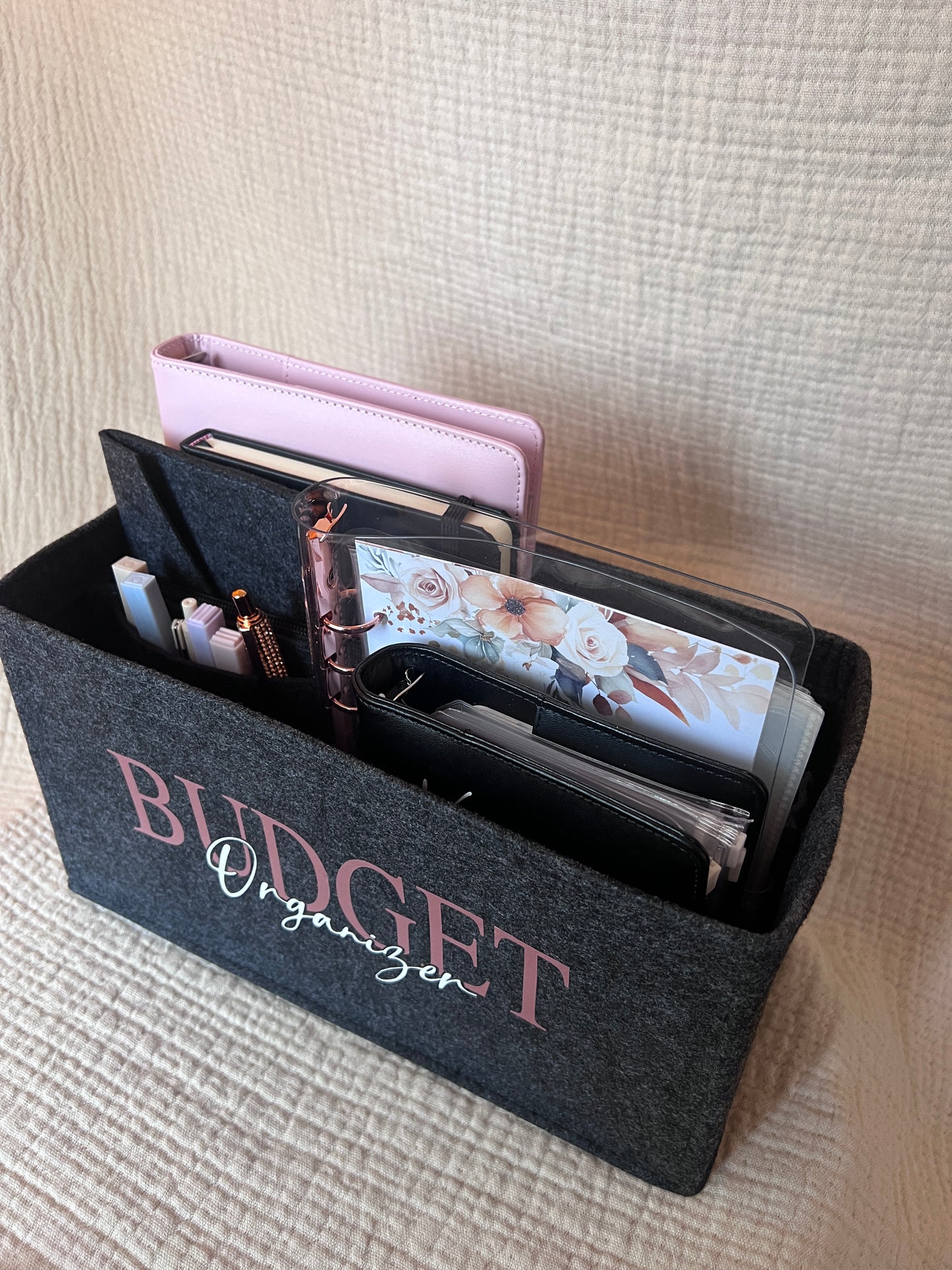 Budget Organizer aus Filz