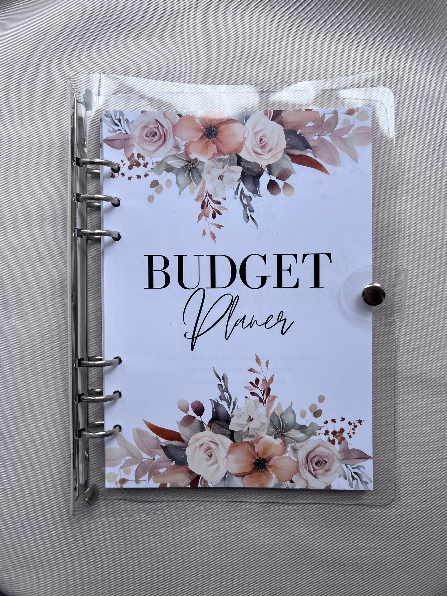 Budget Planer Finanzplaner Einlagen A5 Format | FLOWERS