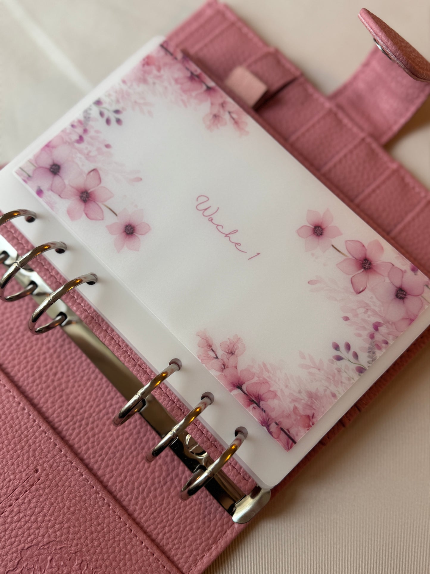 SPRING EDITION personalisierte A6 HANDMADE Umschläge Milky | PINK SPRING