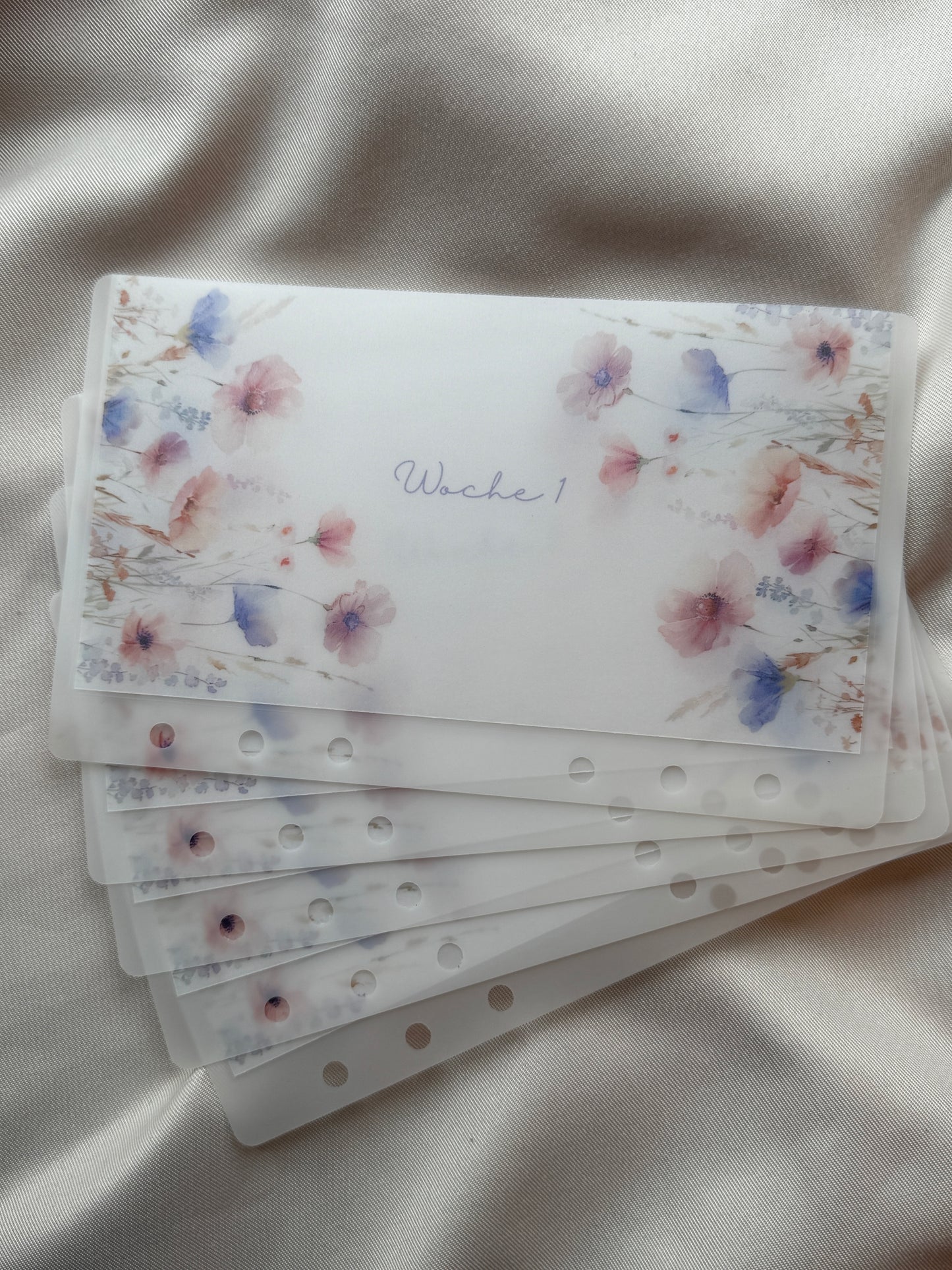 SPRING EDITION personalisierte A6 HANDMADE Umschläge Milky | LAVENDER SPRING