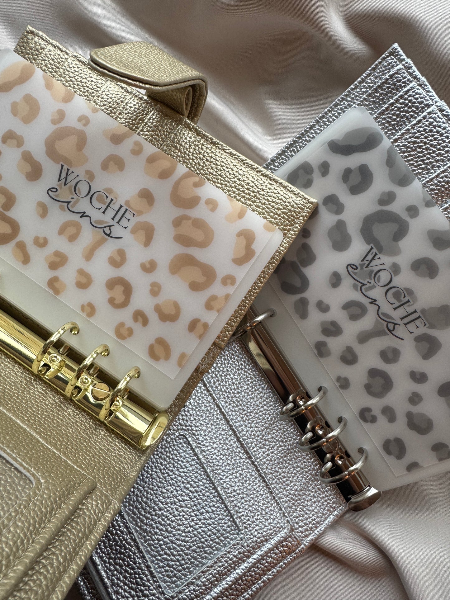LEO EDITION personalisierte HANDMADE Umschläge A6 Milky | GREY LEO