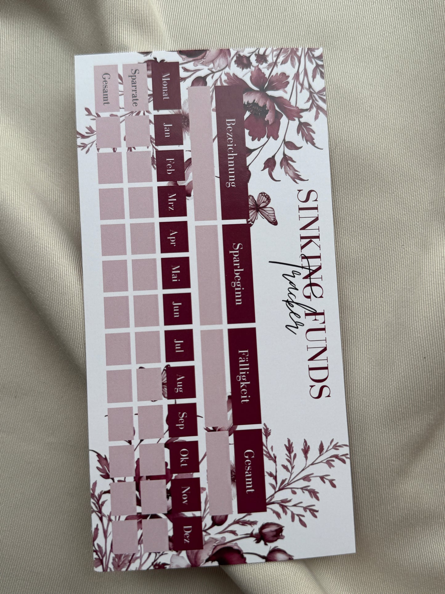 A6 Inlays | WILDBERRY FLOWERS