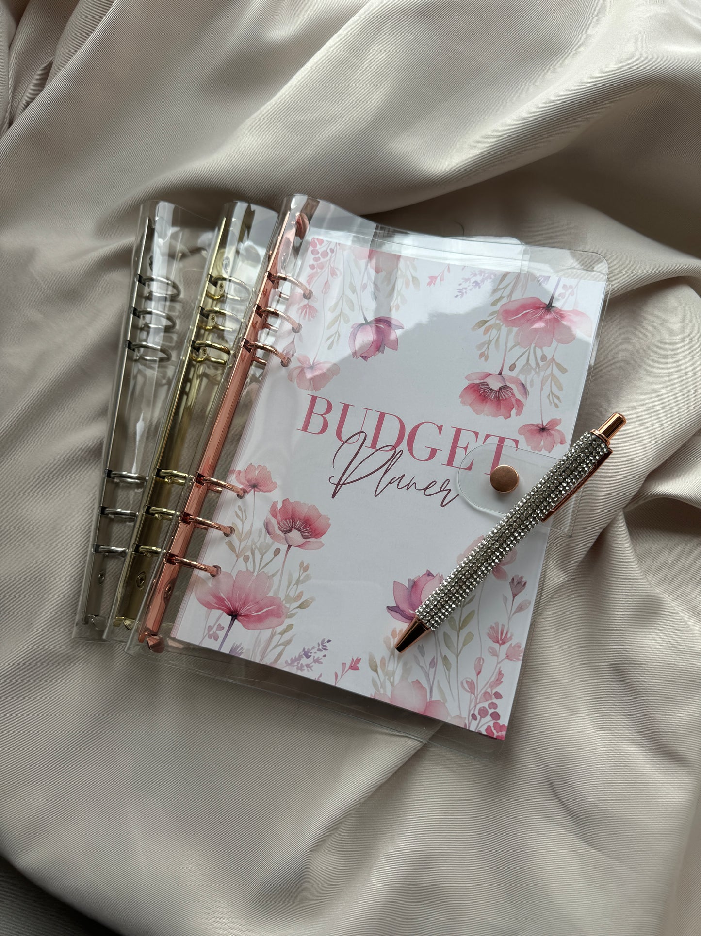 Budget Planer Finanzplaner Einlagen A5 Format | ROSE FLOWERS