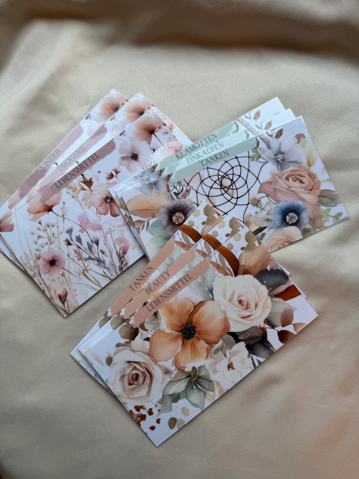 Inlays für Budget Portemonnaie "BIG" | Einlagen personalisiert