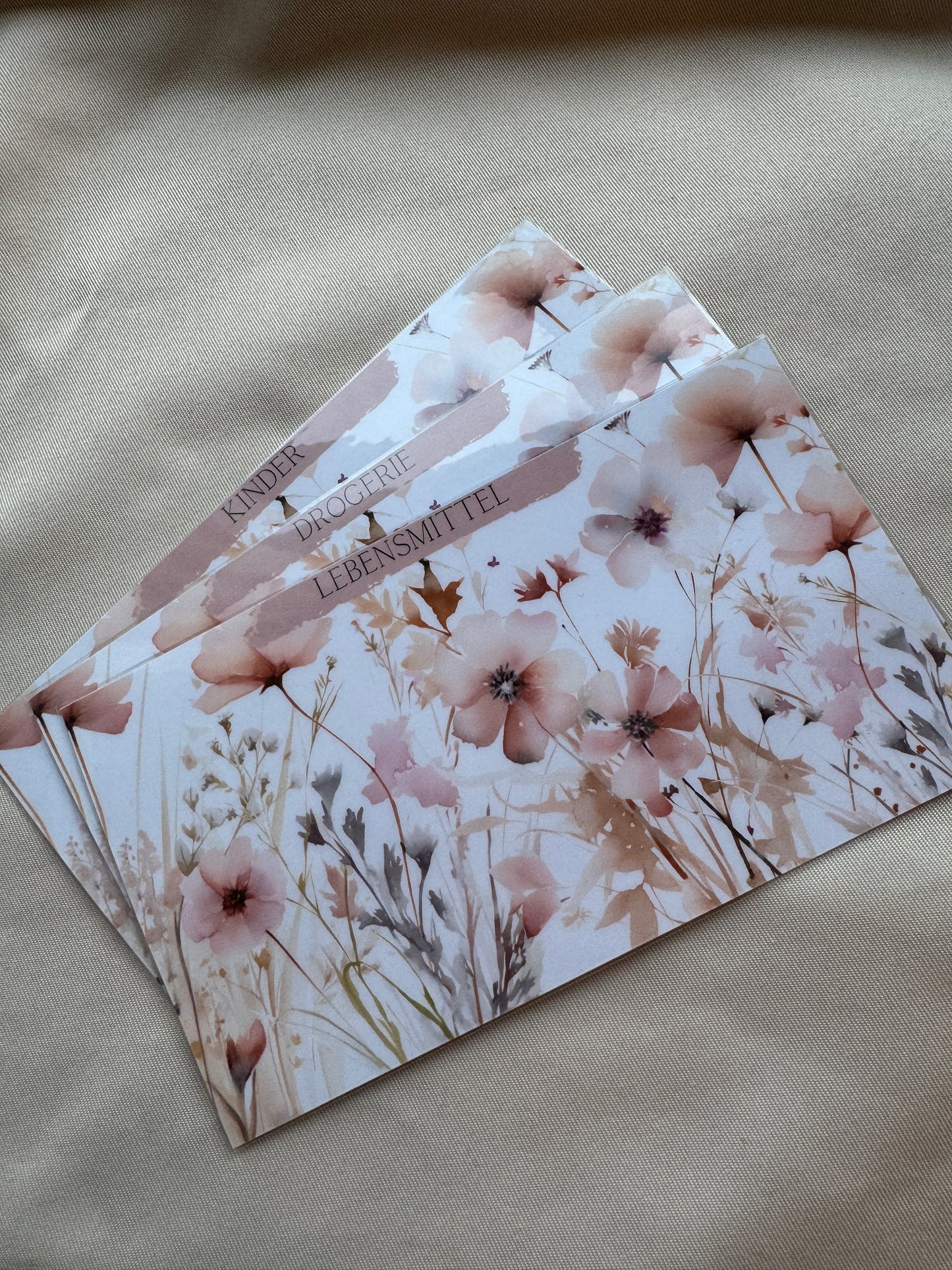 Inlays für Budget Portemonnaie "BIG" | Einlagen personalisiert