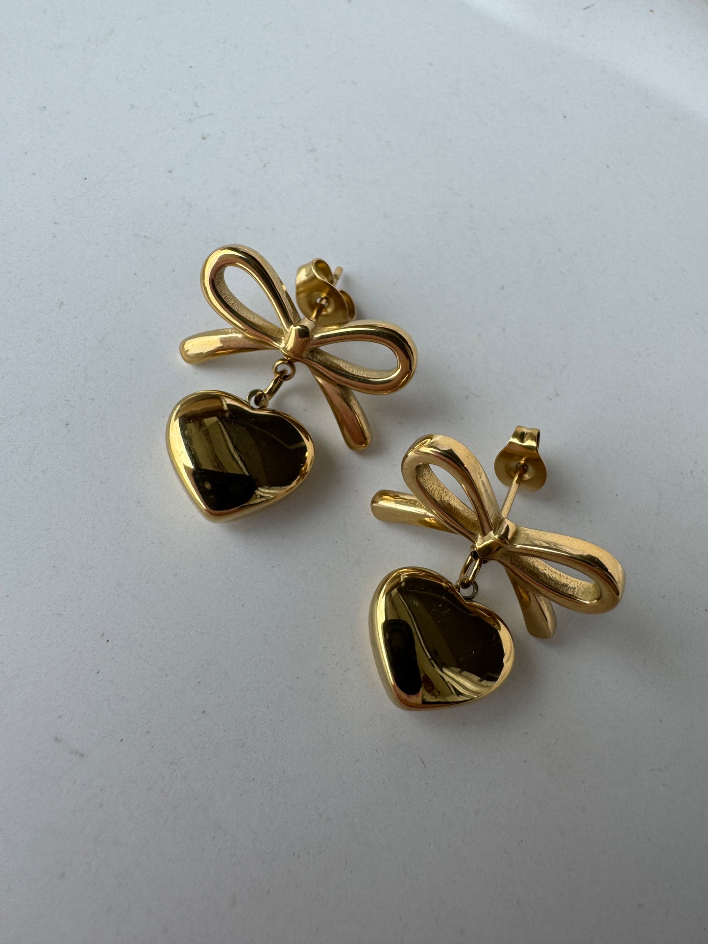 Ohrringe BOW HEART | GOLD