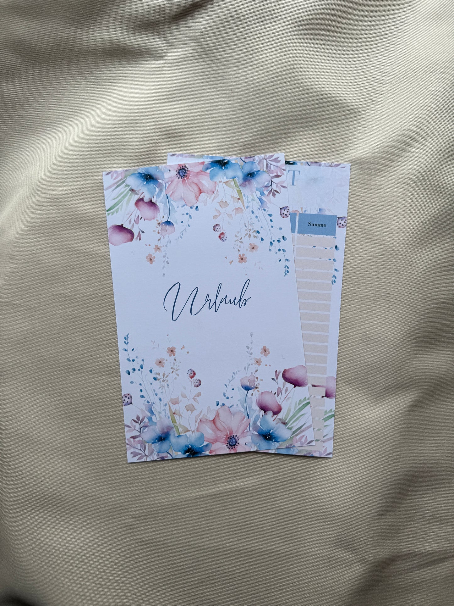 A5 Inlays | PASTEL FLOWERS