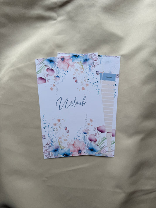 A5 Inlays | PASTEL FLOWERS