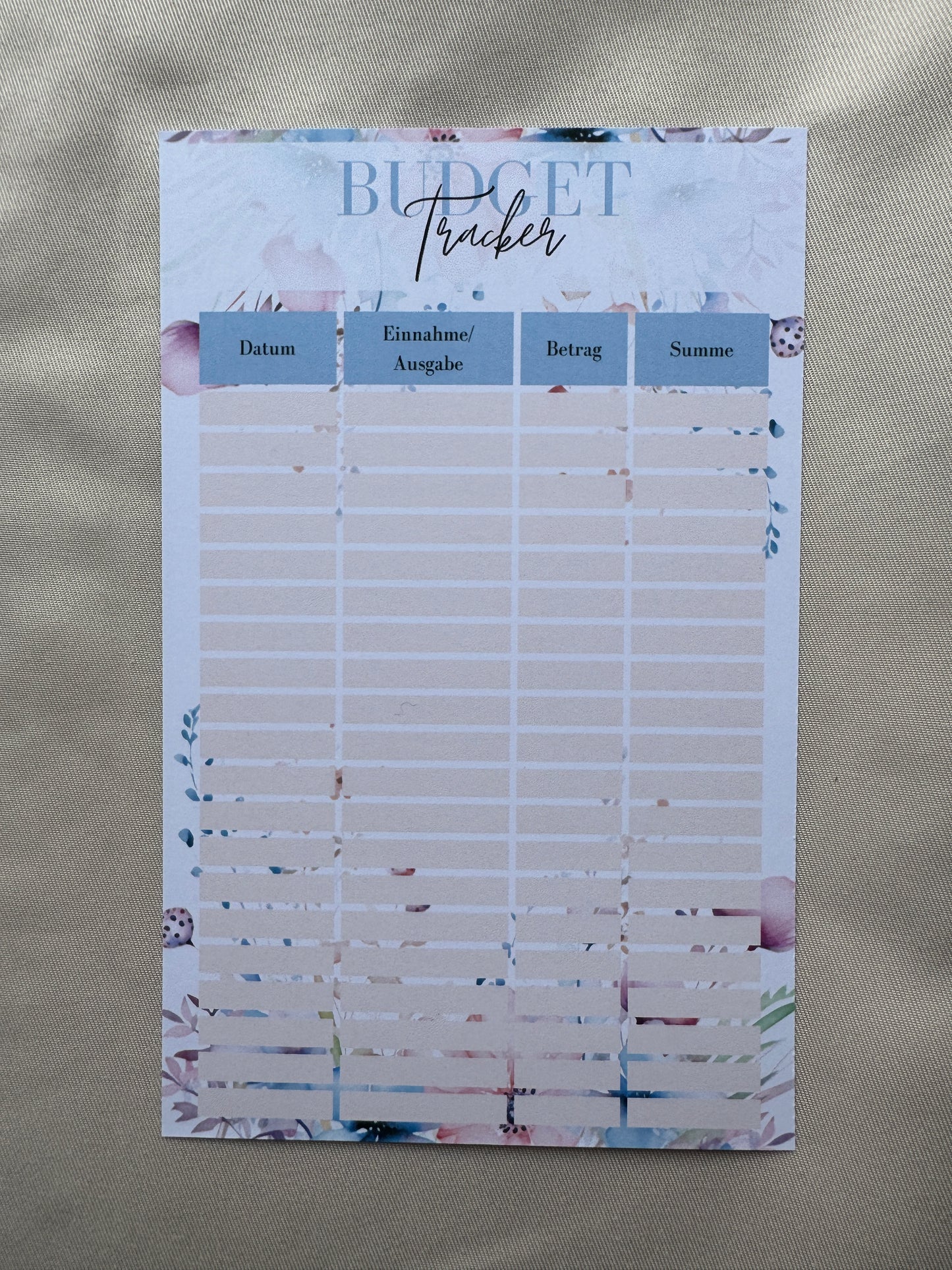 A5 Inlays | PASTEL FLOWERS