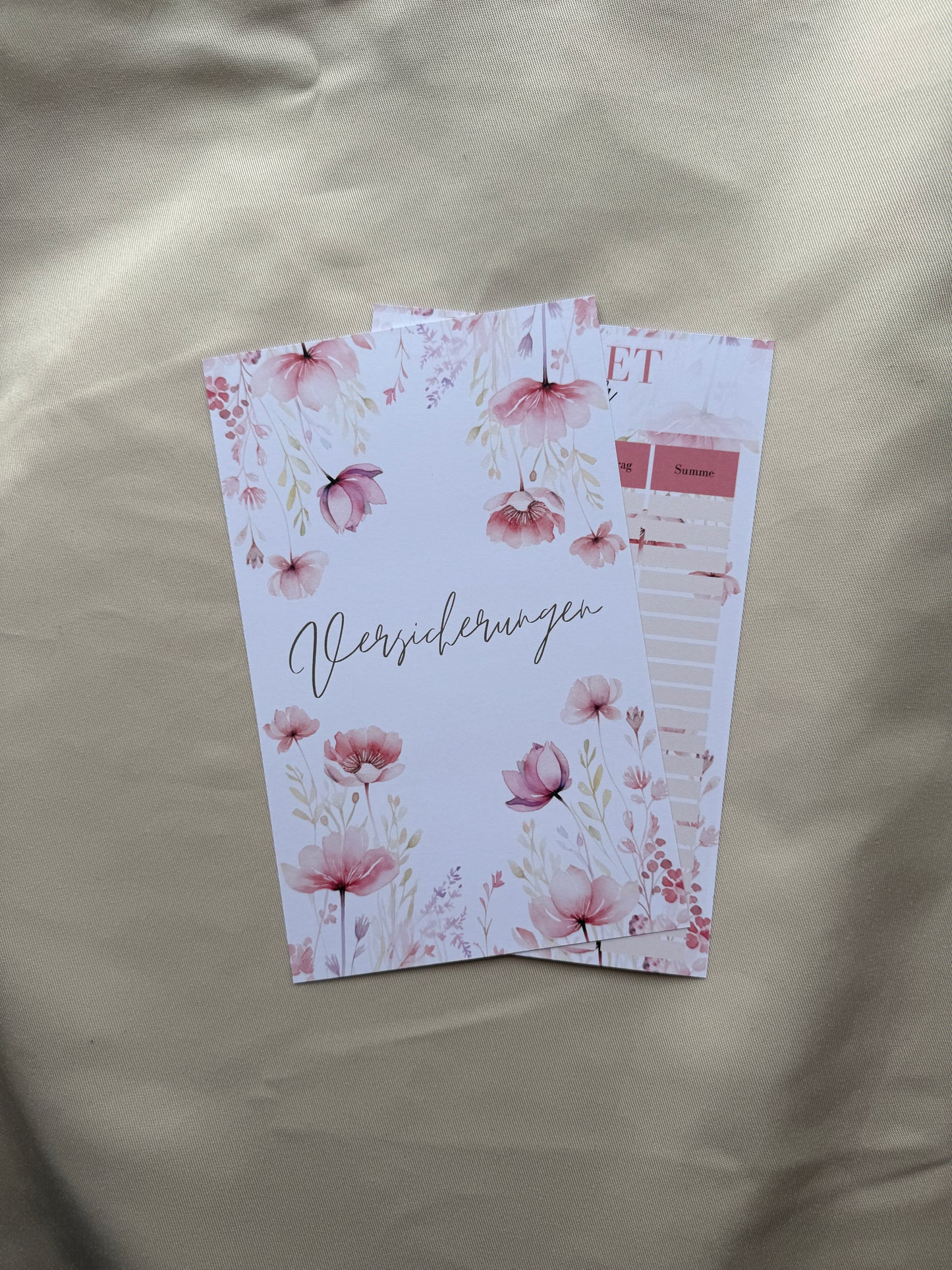 A5 Inlays | ROSE FLOWERS