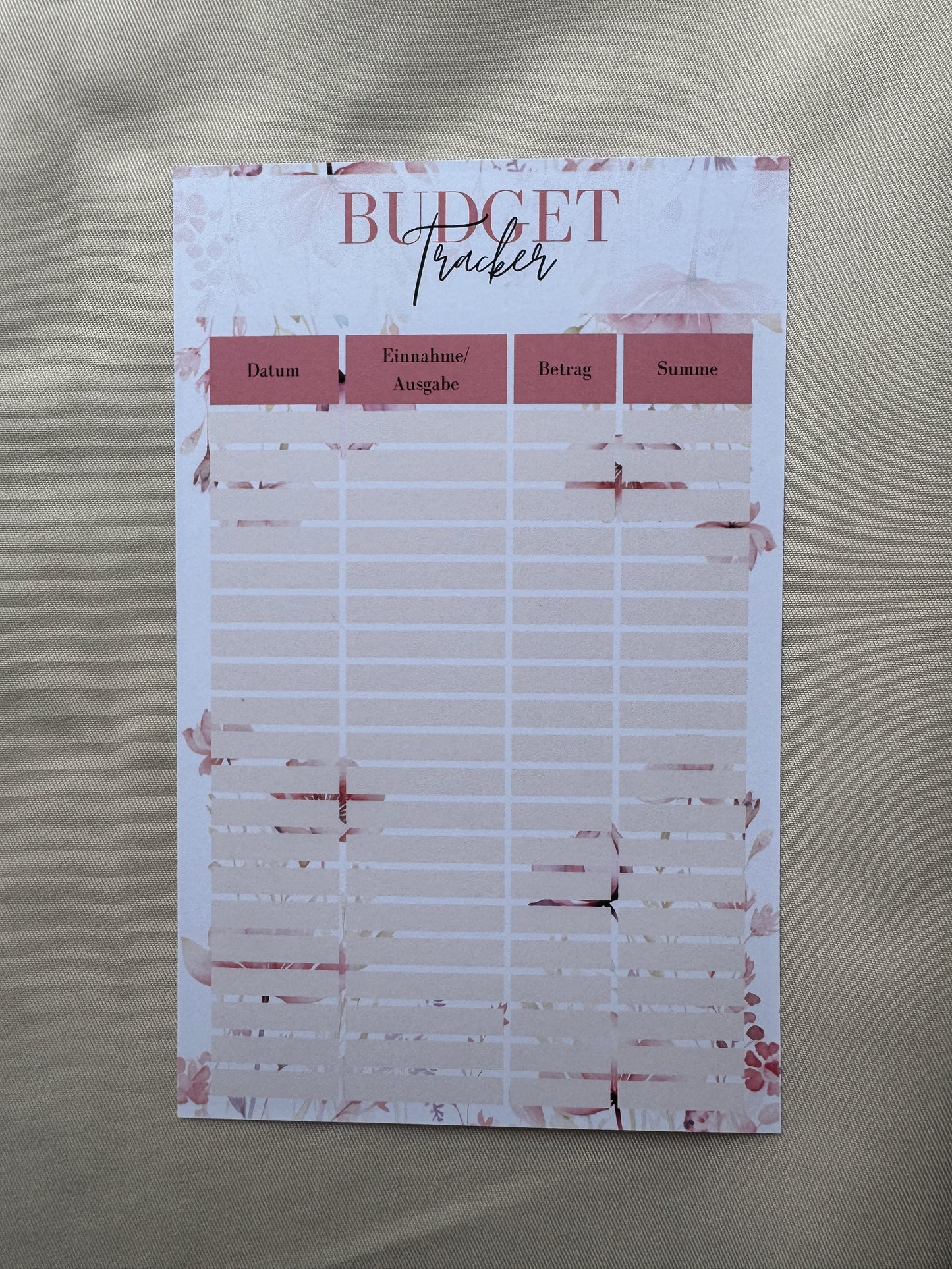 A5 Inlays | ROSE FLOWERS