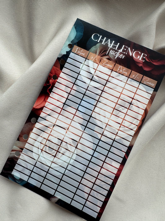 A6 | CHALLENGE TRACKER "DARK ROSE"
