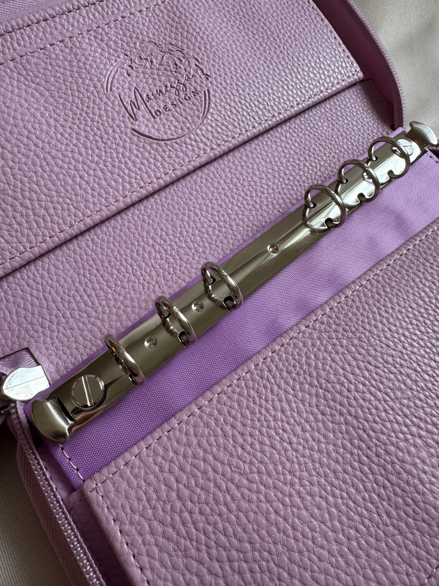 A6 Luxury Zip Binder