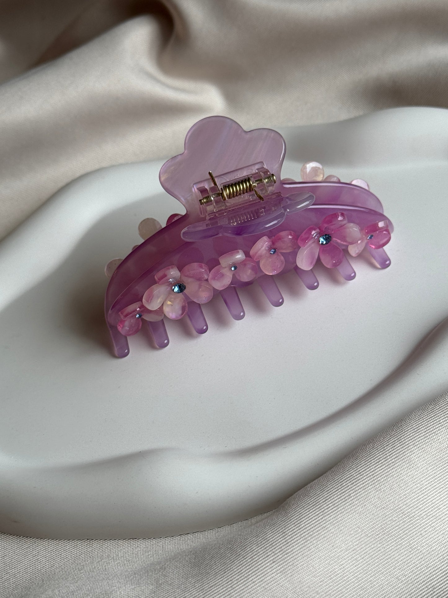 Halbmond Haarklammer aus Acetat | PINKY BLOOM