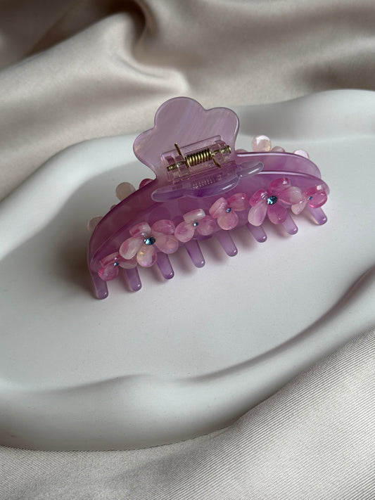 Halbmond Haarklammer aus Acetat | PINKY BLOOM