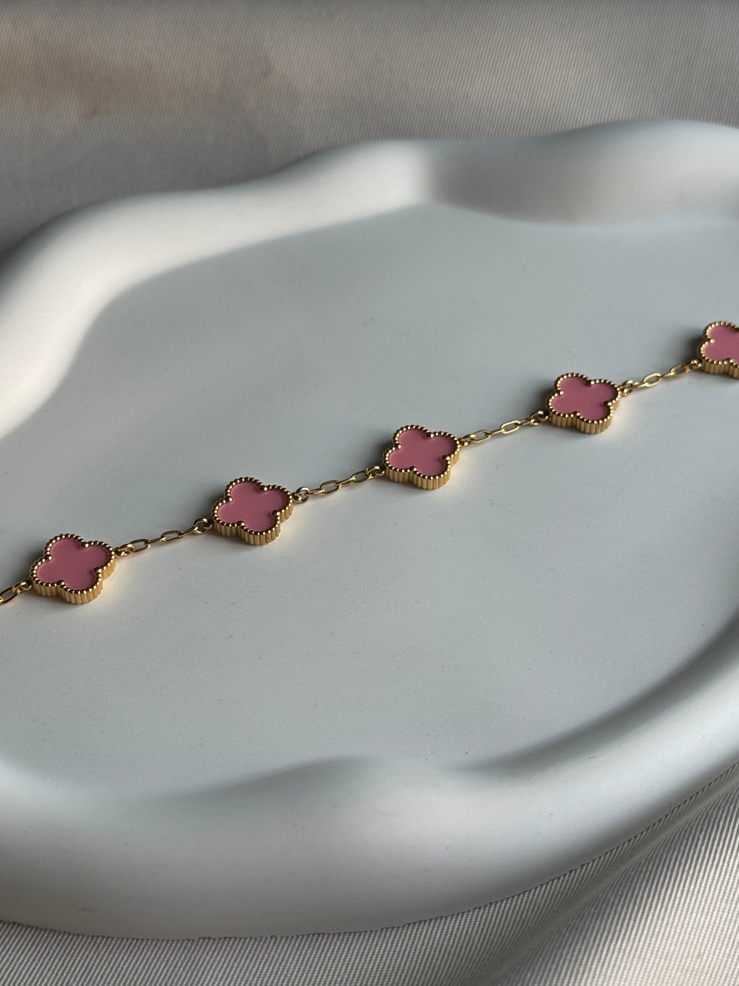 Armband CLASSY CLOVER BIG | ROSE