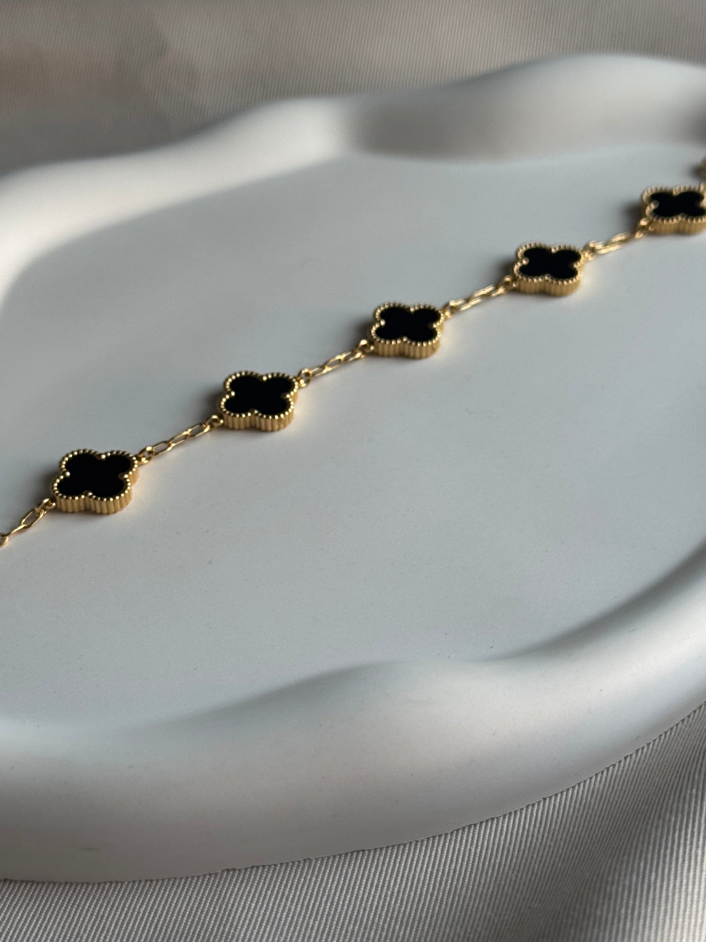 Armband CLASSY CLOVER BIG | BLACK