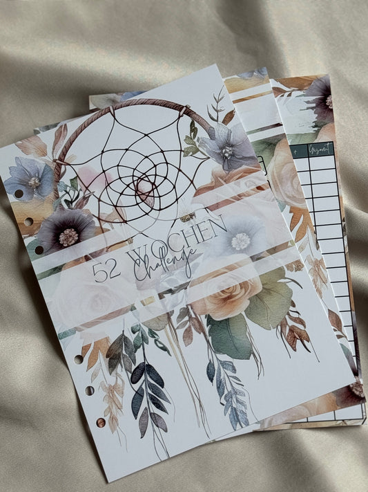 52 Wochen Challenge Einlagen | TRAUMFÄNGER