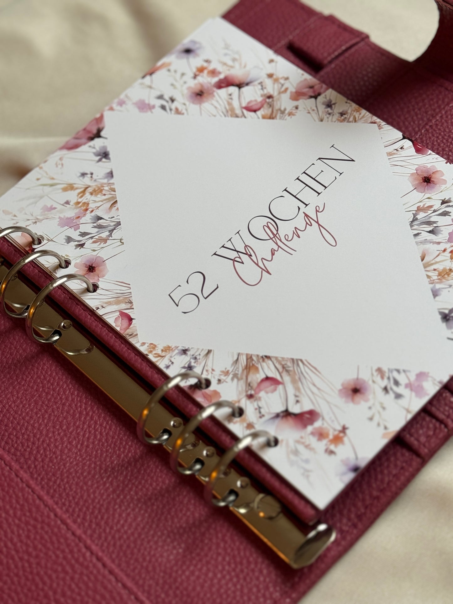 52 Wochen Challenge Einlagen | WILDFLOWER LOVE
