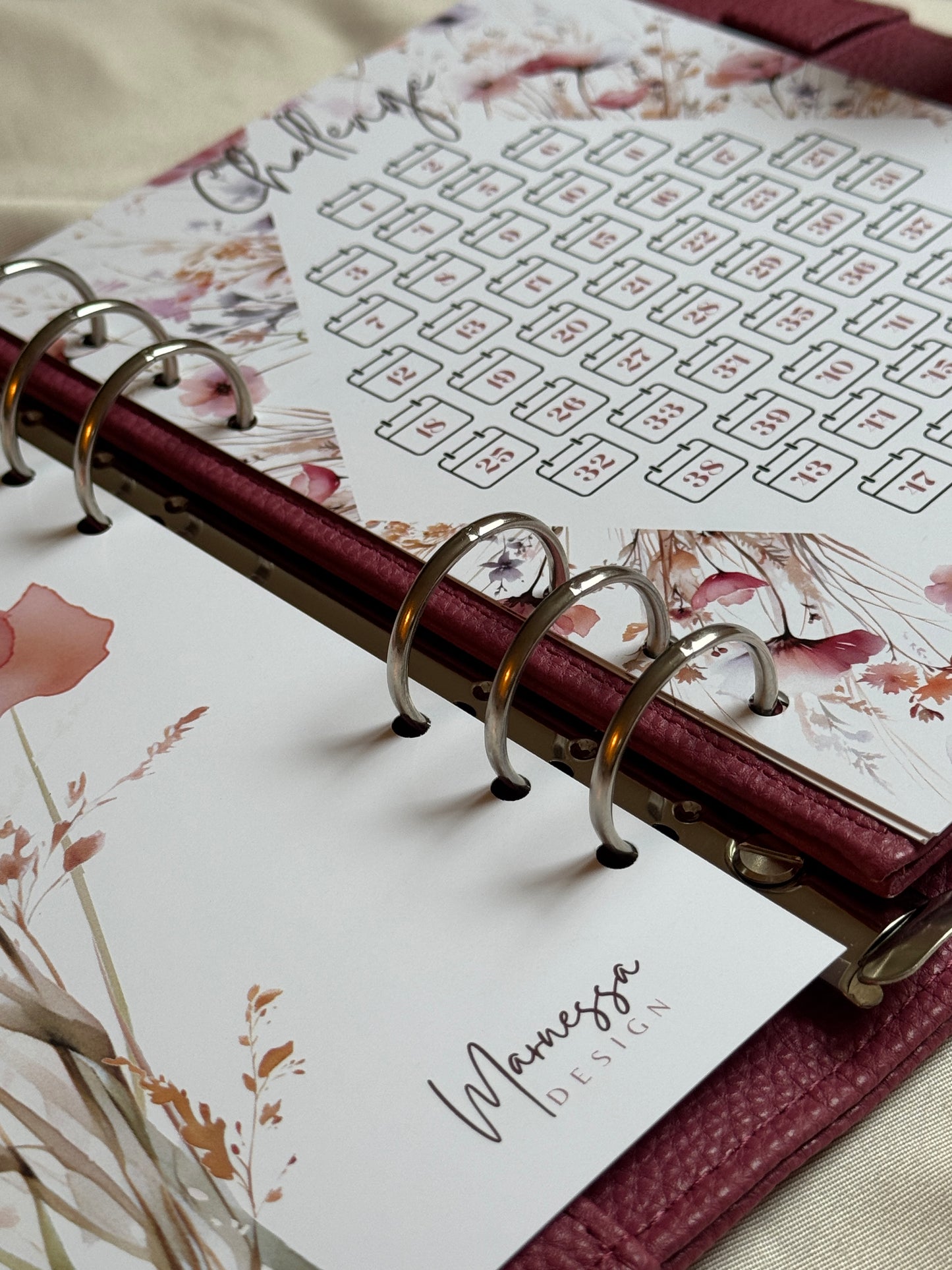 52 Wochen Challenge Einlagen | WILDFLOWER LOVE