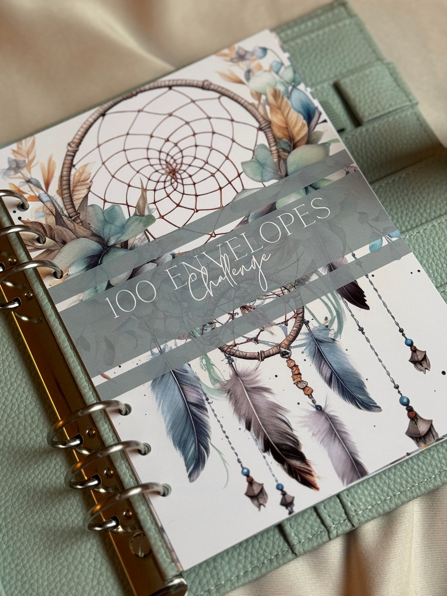 100 Envelopes Challenge Einlagen | DREAMCATCHER BOHO