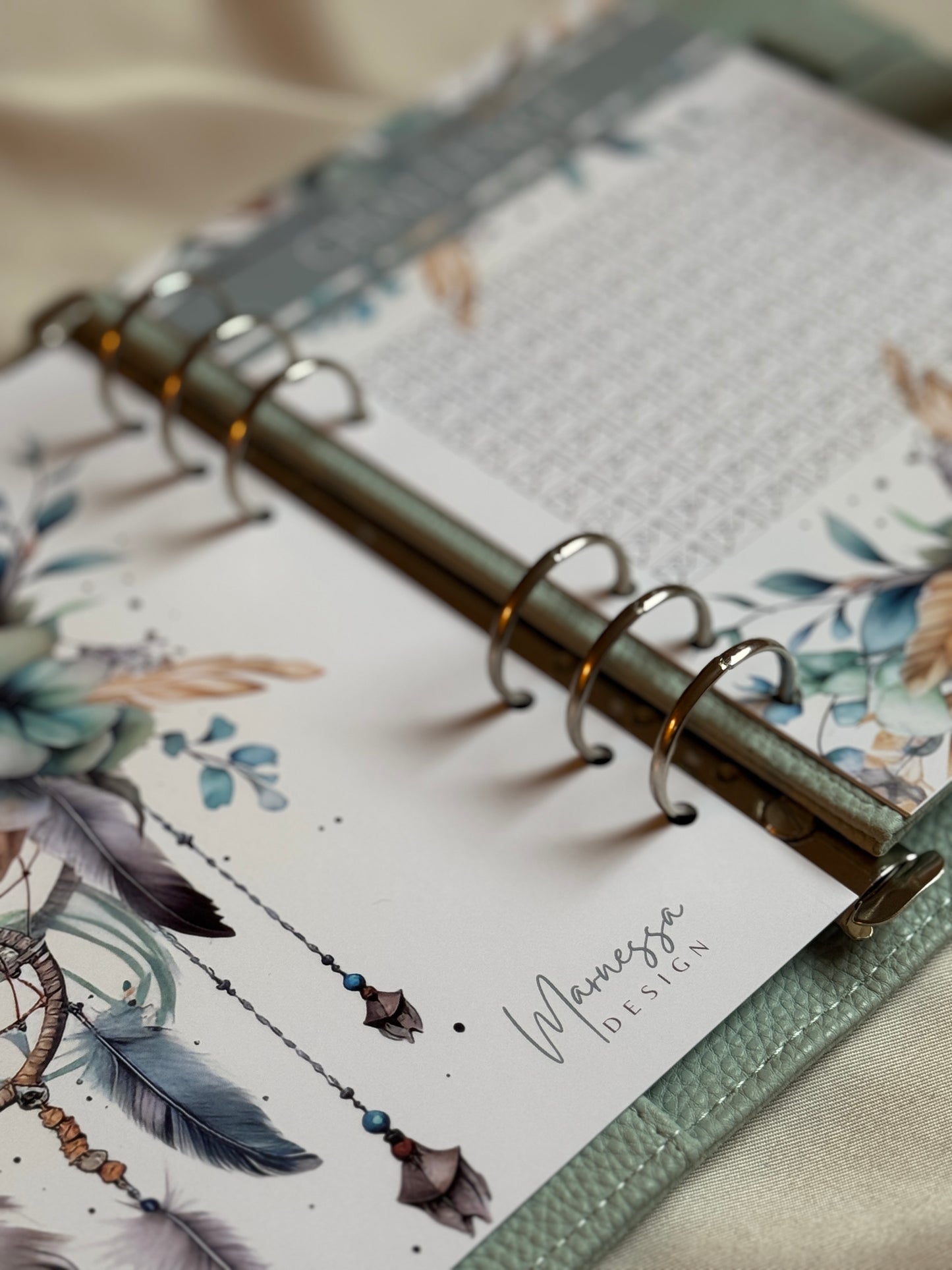 100 Envelopes Challenge Einlagen | DREAMCATCHER BOHO