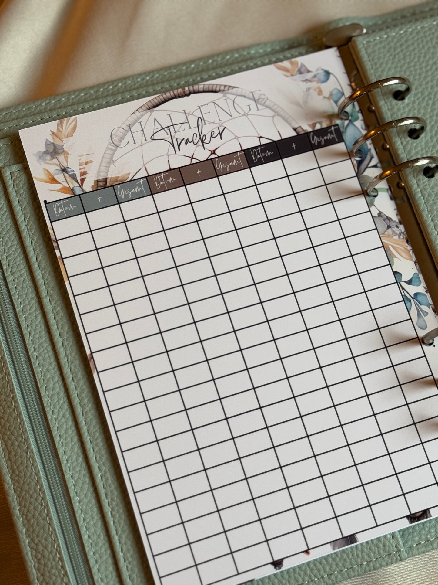 100 Envelopes Challenge Einlagen | DREAMCATCHER BOHO