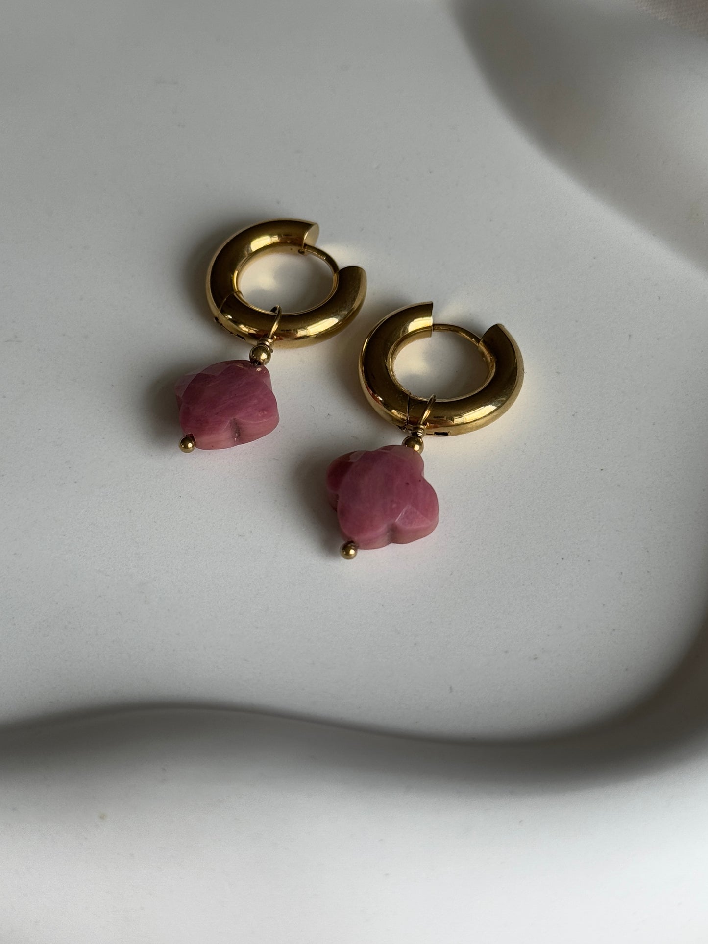 2 in 1 Ohrringe MINDY | GOLD & ROSA