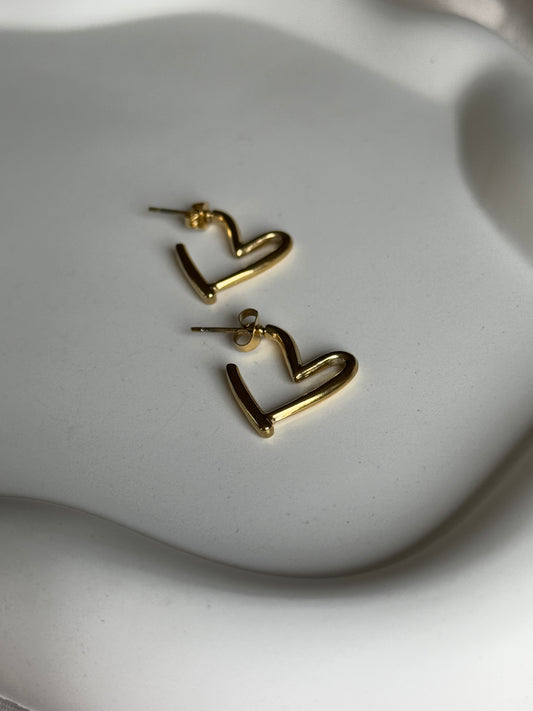 Ohrringe HEART | GOLD