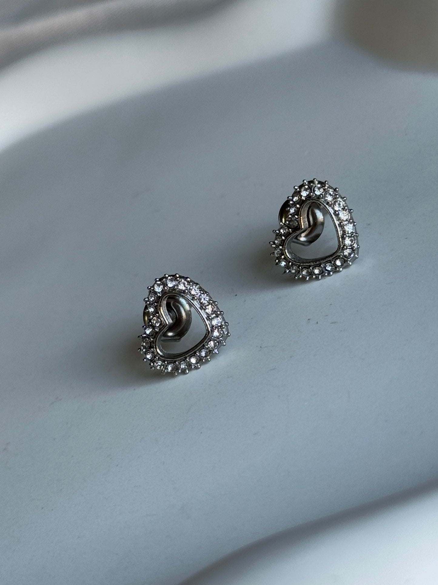 Ohrstecker DIAMOND HEART | SILBER